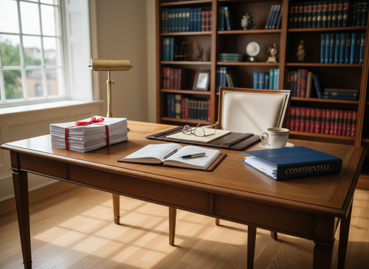 Law office background image